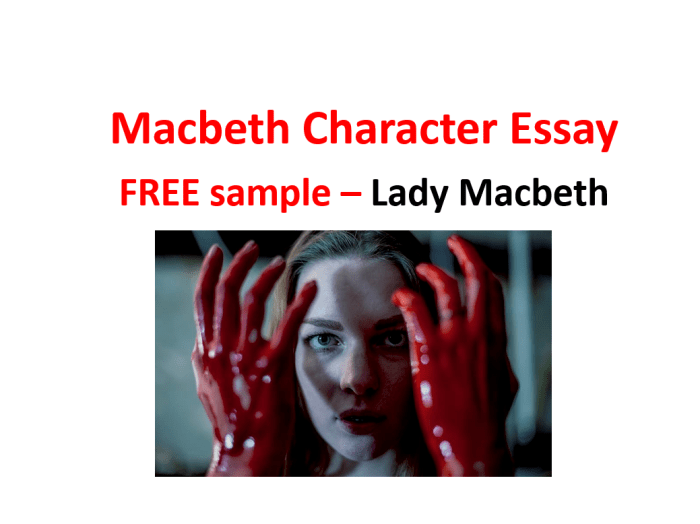 Lady macbeth character analysis pdf