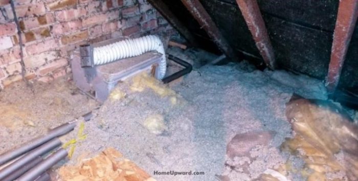 Attic insulation after fires permeate