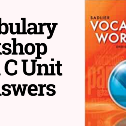 Vocabulary workshop level c unit 14 answers pdf