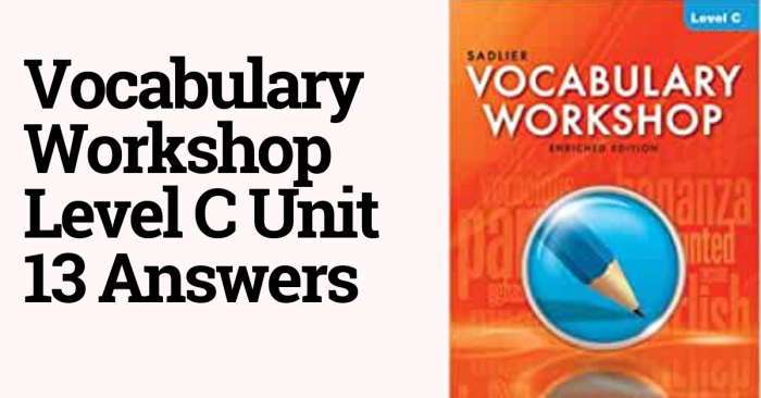 Vocabulary workshop level c unit 14 answers pdf