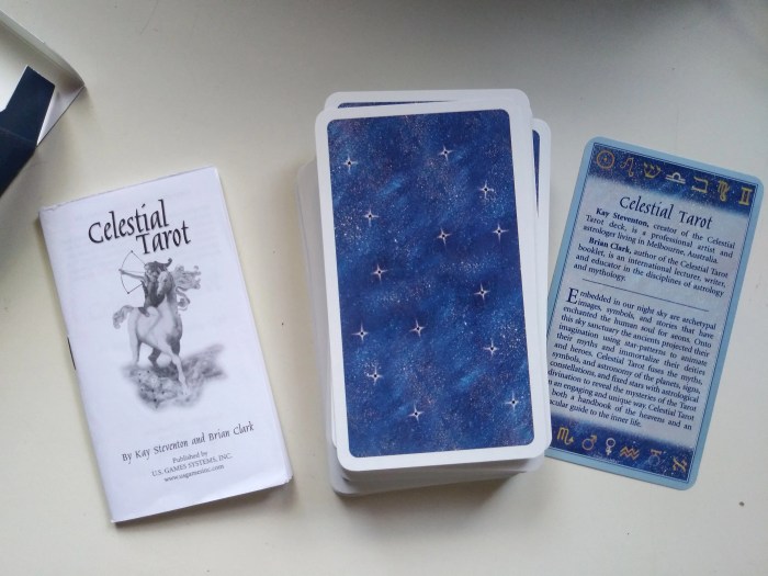 Celestial tarot cards instructions 78 cards